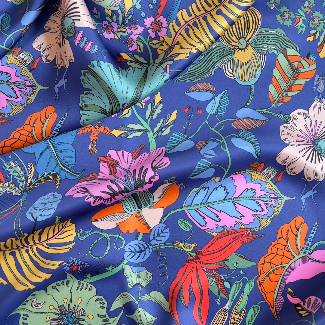Liberty Fabrics Belgravia Silk Satin - Fantasy Land