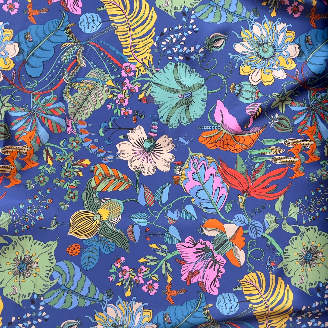 Liberty Fabrics Belgravia Silk Satin - Fantasy Land