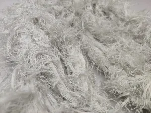 Linen Fuzzy Ribbon - Smoke