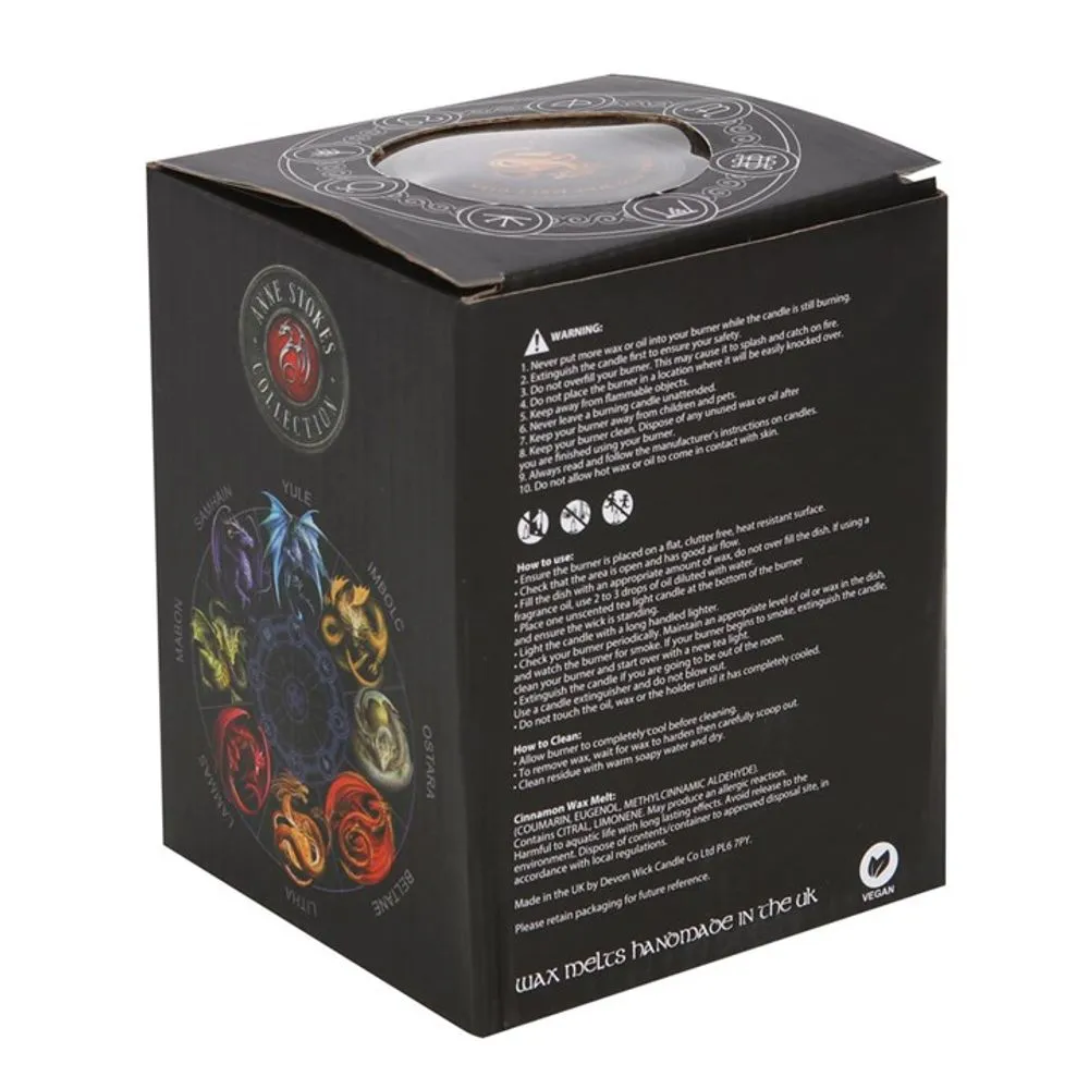 Litha Wax Melt Gift Set - Burner & Wax Melt featuring Litha - Designed by Anne Stokes