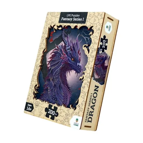 LPG Puzzles Wooden Fantasy Puzzle - Dragon