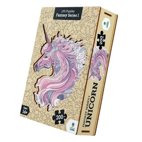 LPG Puzzles Wooden Fantasy Puzzle - Unicorn