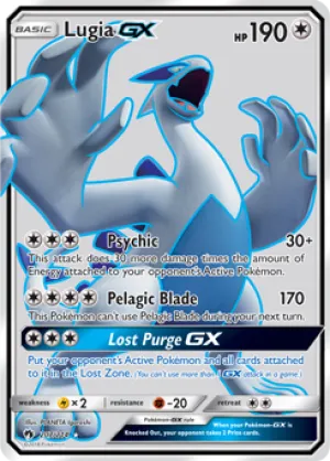 Lugia GX 207/214 FULL ART FOIL RARE