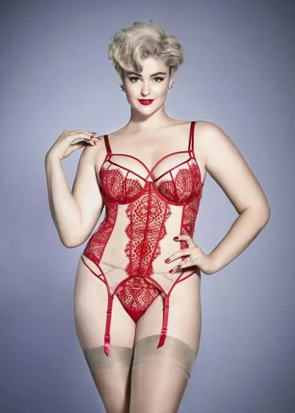 Maestra Corselette - Red -