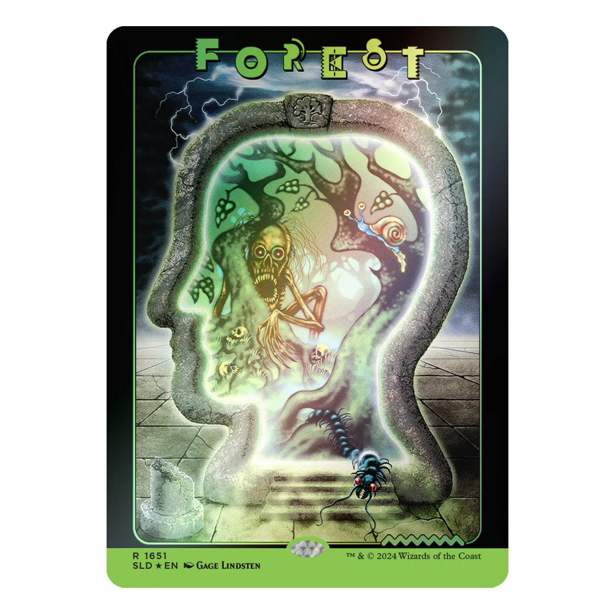 Magic Elevator Superdrop Secret Lair x Brain Dead Lands Foil Edition