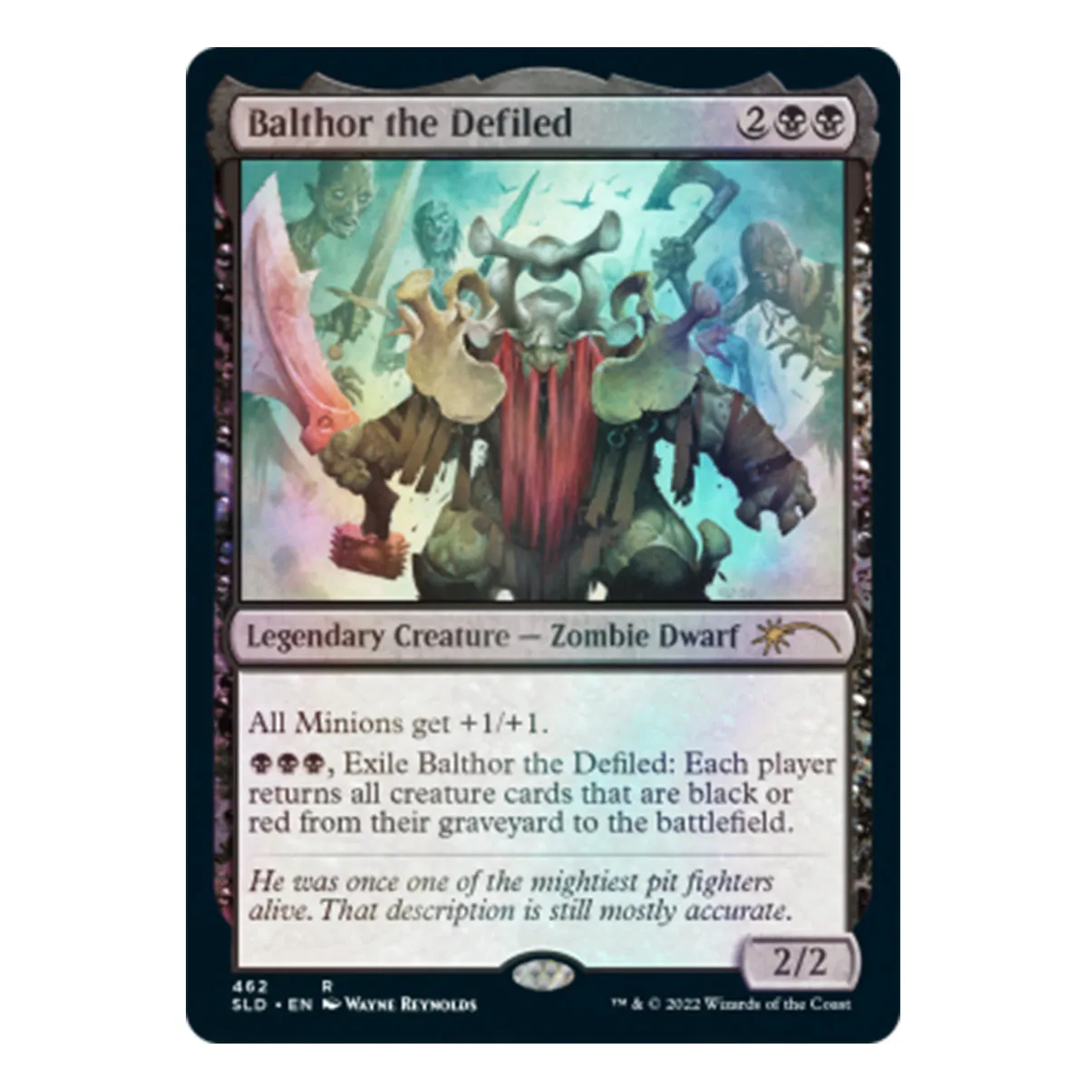 Magic Secret Lair Artist Series Wayne Reynolds Foil Edition April Superdrop 2022