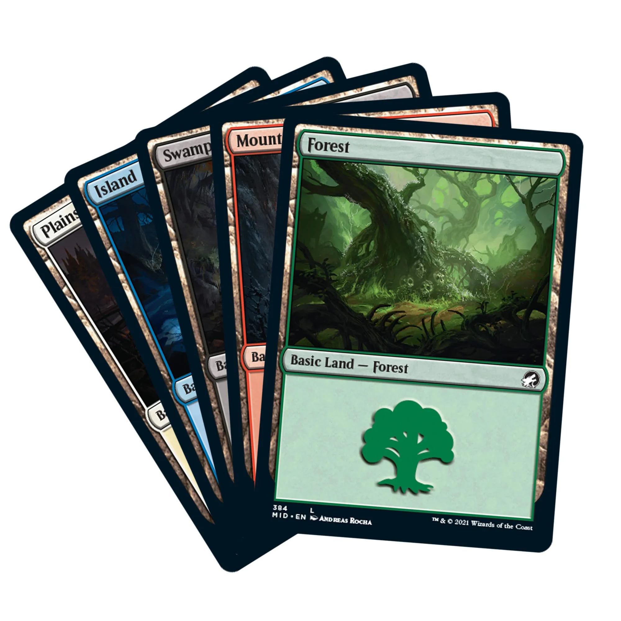 Magic: The Gathering Innistrad Midnight Hunt Realms Bundle | 8 Set Boosters (96 Magic Cards)   Accessories