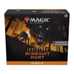 Magic: The Gathering Innistrad Midnight Hunt Realms Bundle | 8 Set Boosters (96 Magic Cards)   Accessories