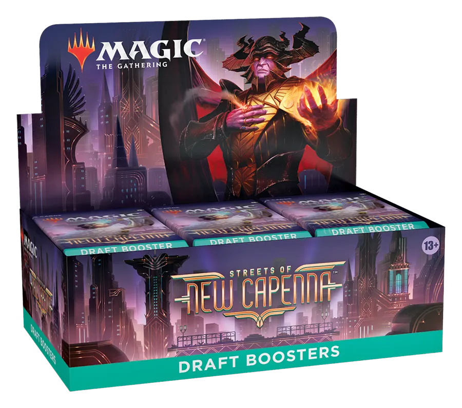 Magic: The Gathering Streets of New Capenna Draft Booster Box | 36 Packs   1 Box Topper (541 Magic Cards)