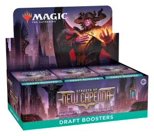 Magic: The Gathering Streets of New Capenna Draft Booster Box | 36 Packs   1 Box Topper (541 Magic Cards)