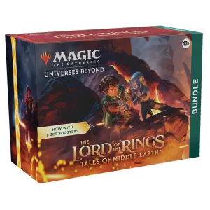 Magic: The Gathering The Lord of the Rings: Tales of Middle-earth Bundle - 8 Set Boosters   Accessories