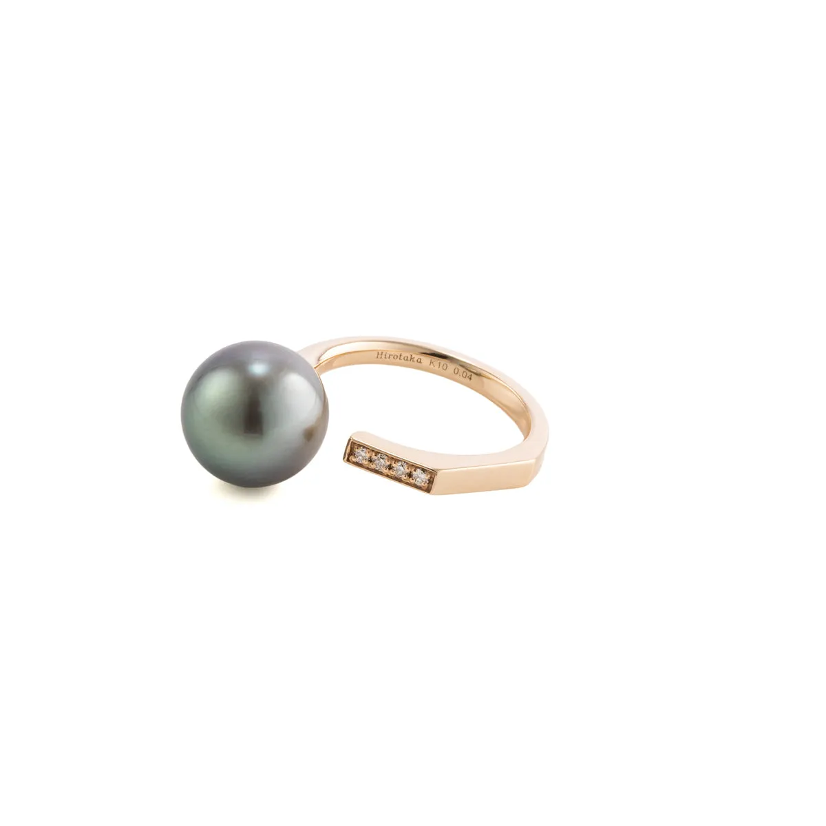 MANHATTAN Tahiti Pearl Diamond Cuff Ring