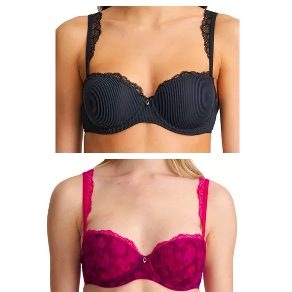 Marie Jo “Anna” luxury padded balcony bra