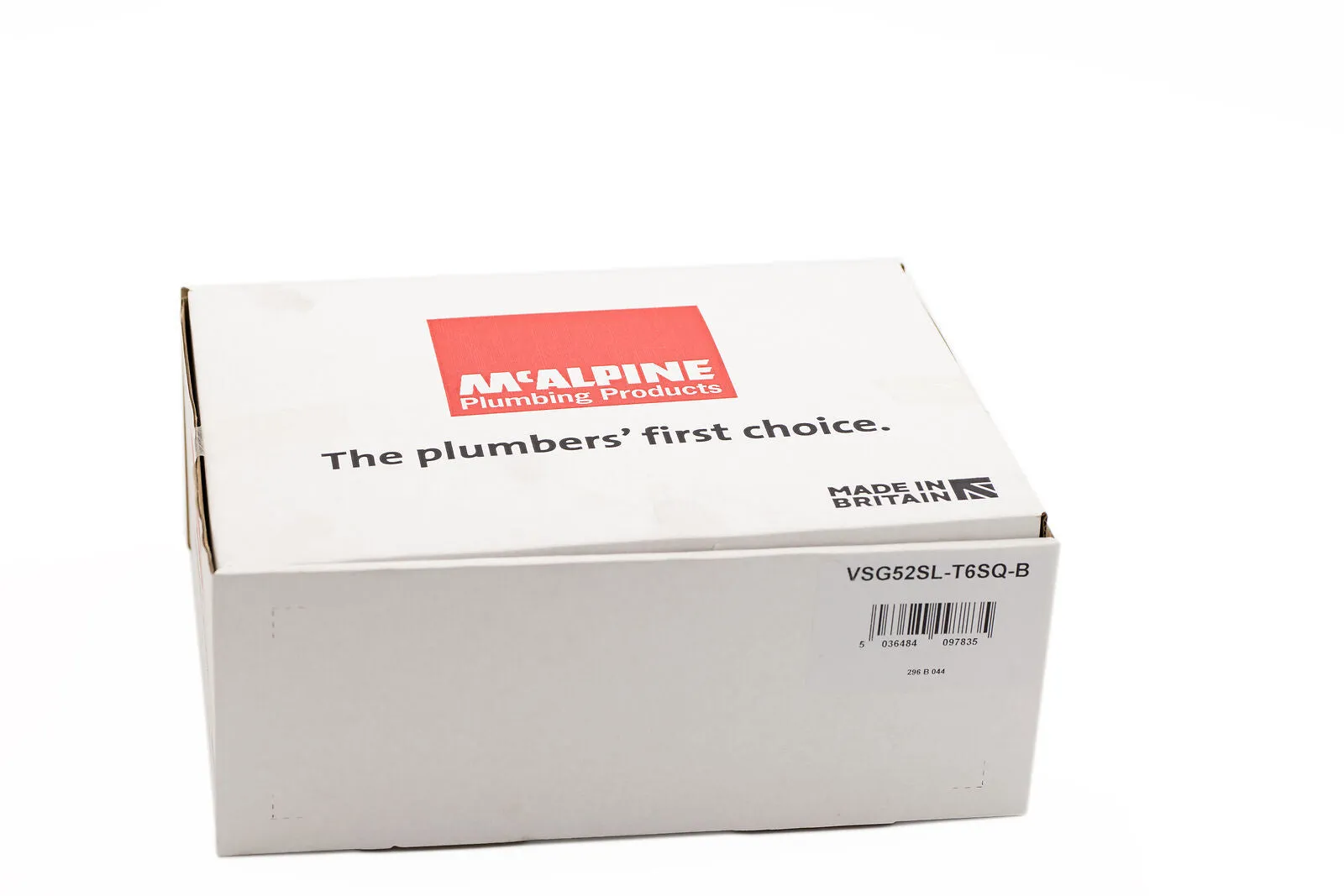 McAlpine Slimline Floor Gully With Non-Return Valve 2 Piece Stainless Steel Chequered 150Mm Tile