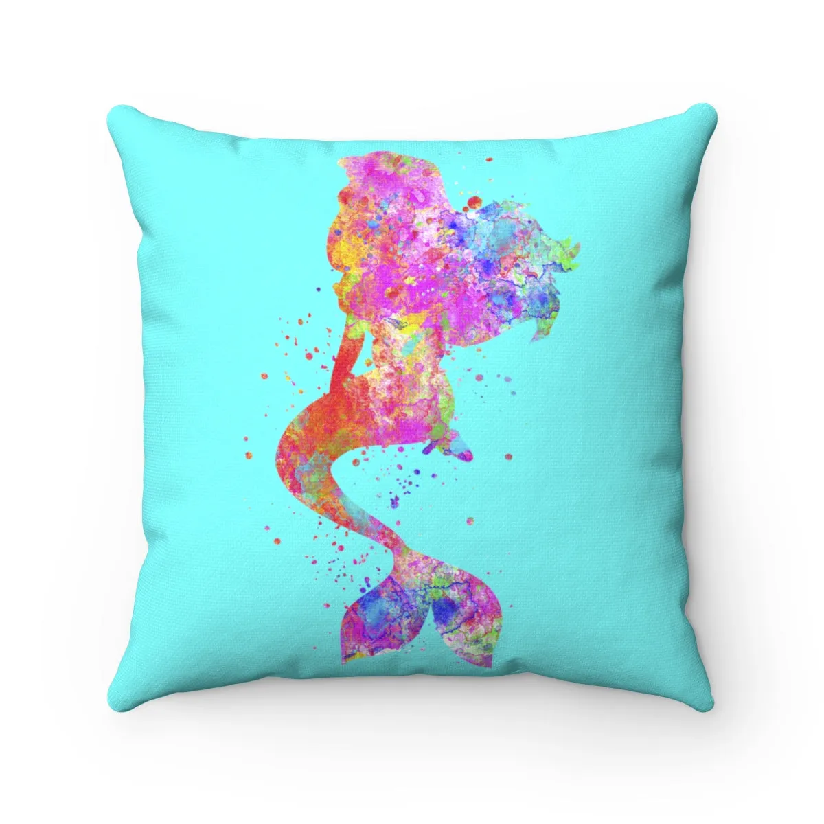Mermaid Square Pillow