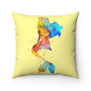 Mermaid Square Pillow