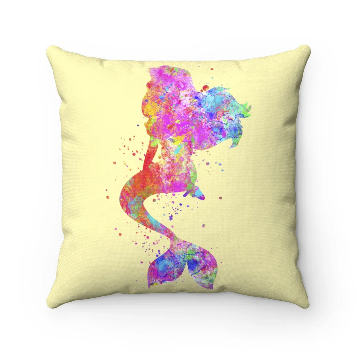 Mermaid Square Pillow