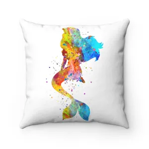 Mermaid Square Pillow