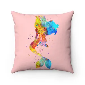 Mermaid Square Pillow