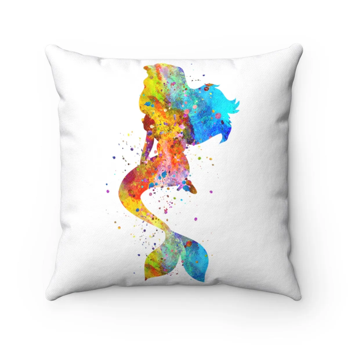 Mermaid Square Pillow