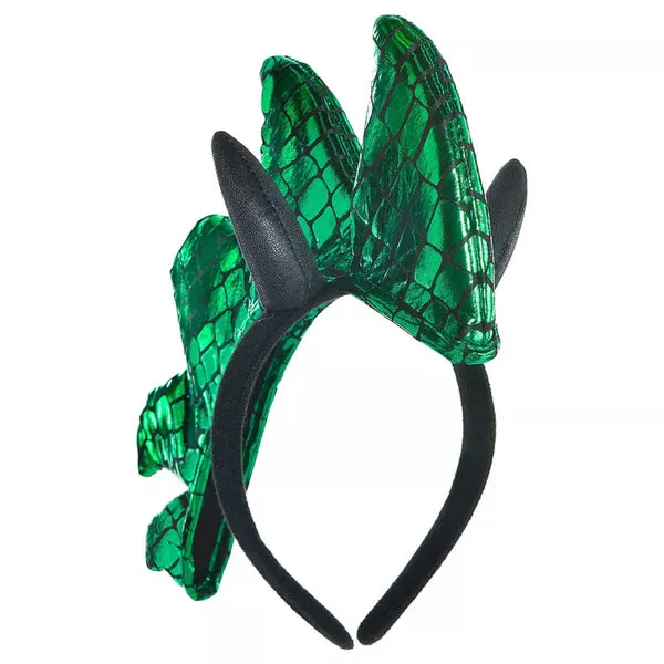 Metallic Green Dragon Spike Headband