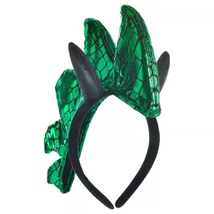 Metallic Green Dragon Spike Headband