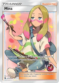 Mina 211/214 FULL ART FOIL RARE