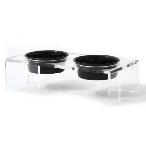 Modern Lucite Panel Feeder
