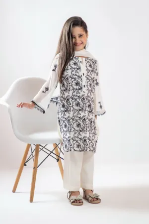 Monochrome Moments Three Piece outfit 3-piece stitched