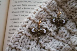 Moon and Stars Gold and Black Dragons *Made To Order