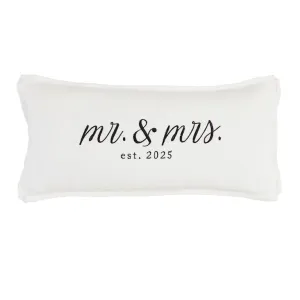 Mr & Mrs Est 2025 Pillow