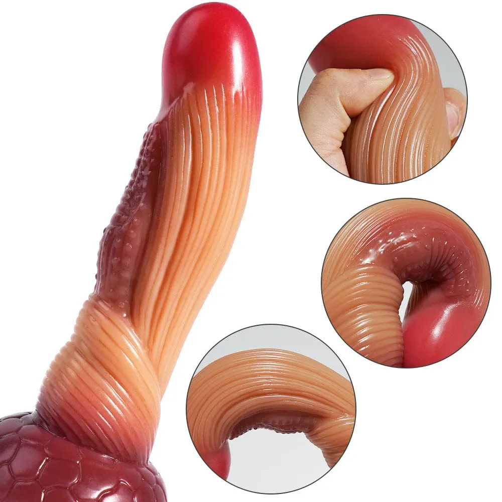 MRIMIN G-spot Dragon Dildo for Women Hismith Realistic Dildo with Strong Suction Cup