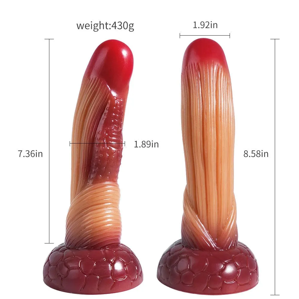 MRIMIN G-spot Dragon Dildo for Women Hismith Realistic Dildo with Strong Suction Cup