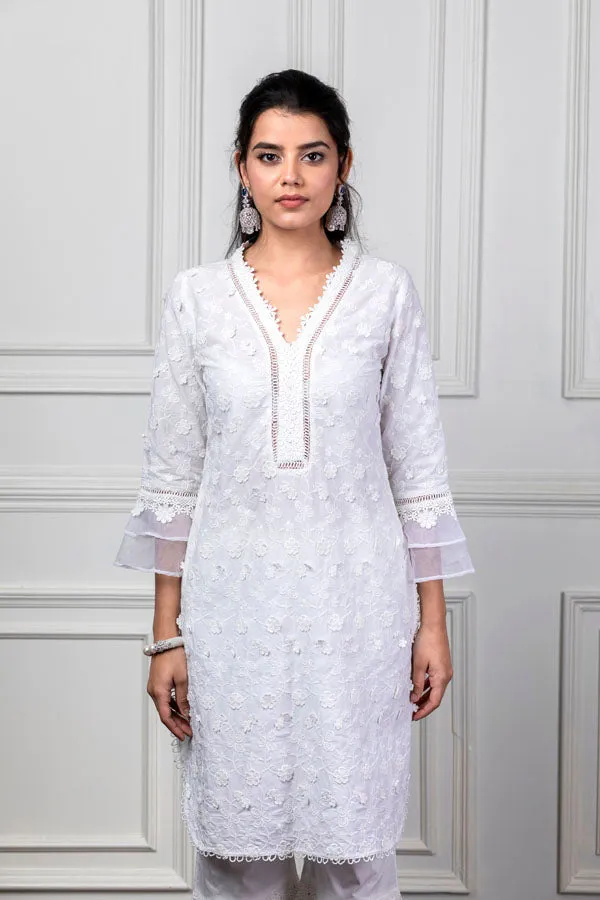 Mulmul Daisy Kurta