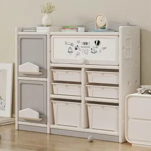 Multilayer Clutter Storage Basket for Children's Toy Picture Book