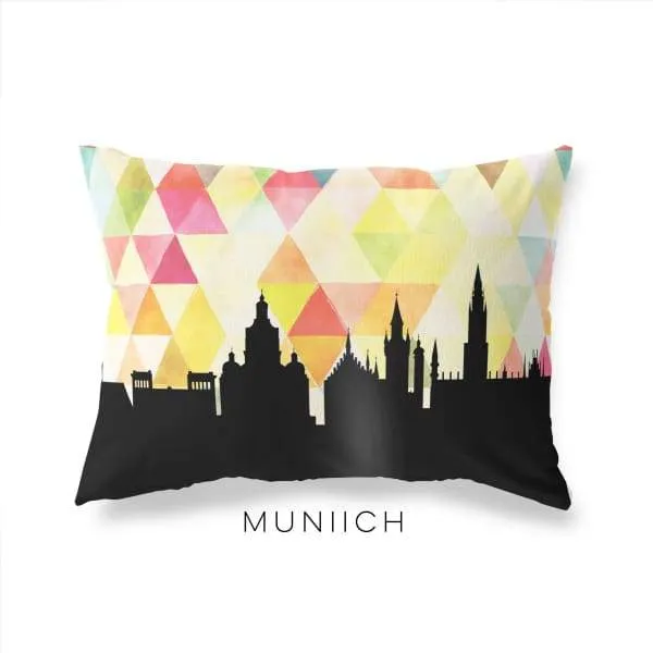 Munich, Germany geometric skyline