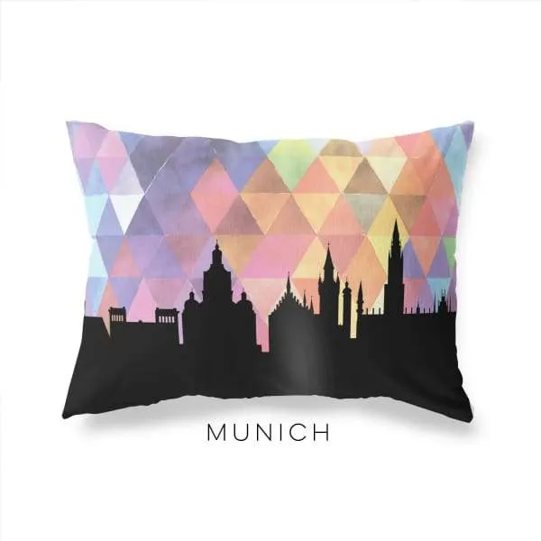 Munich, Germany geometric skyline