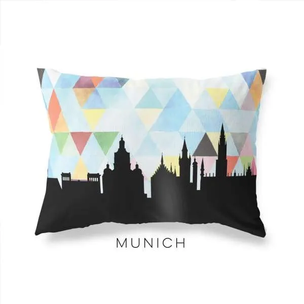 Munich, Germany geometric skyline