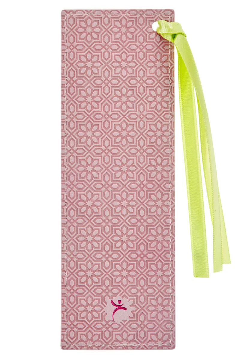 My Grace is Sufficient Hummingbird Pink Faux Leather Page Marker
