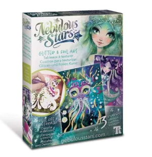 Nebulous Stars Glitter & Foil Art