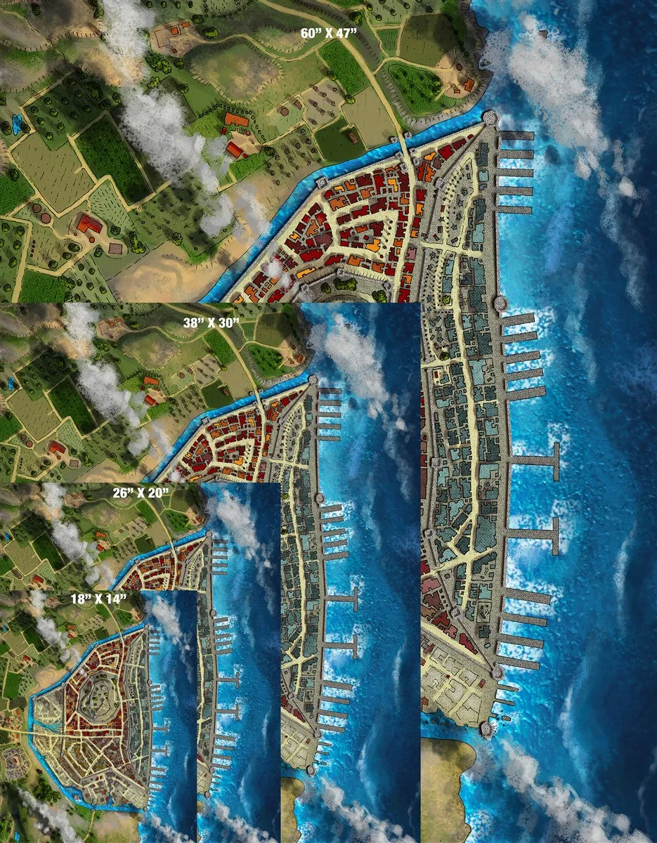 Newholt City Fantasy Map Patreon