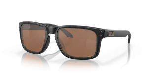 Oakley Holbrook Sunglasses - Matte Black with Polarized Prizm Tungsten Lenses