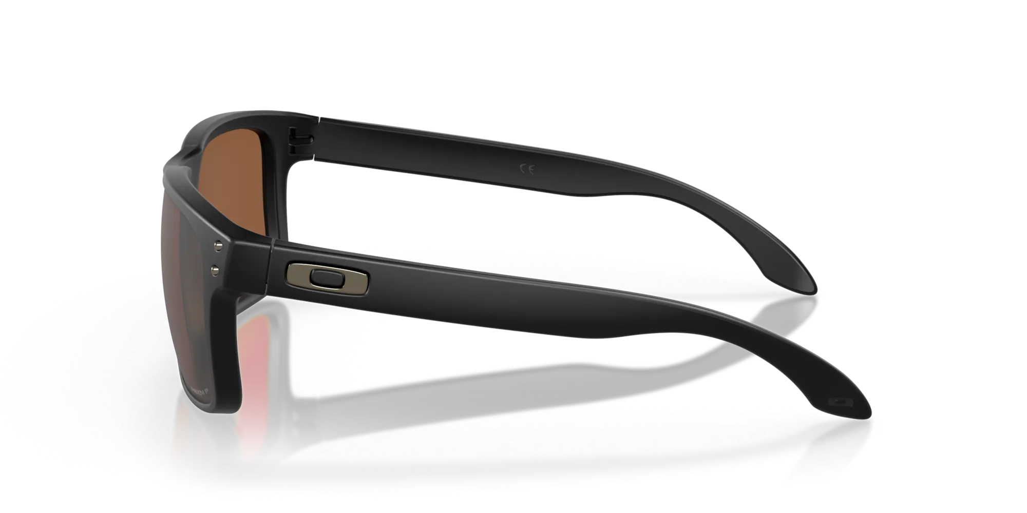 Oakley Holbrook Sunglasses - Matte Black with Polarized Prizm Tungsten Lenses