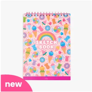 ooly sketch & show standing sketchbook - sugar joy