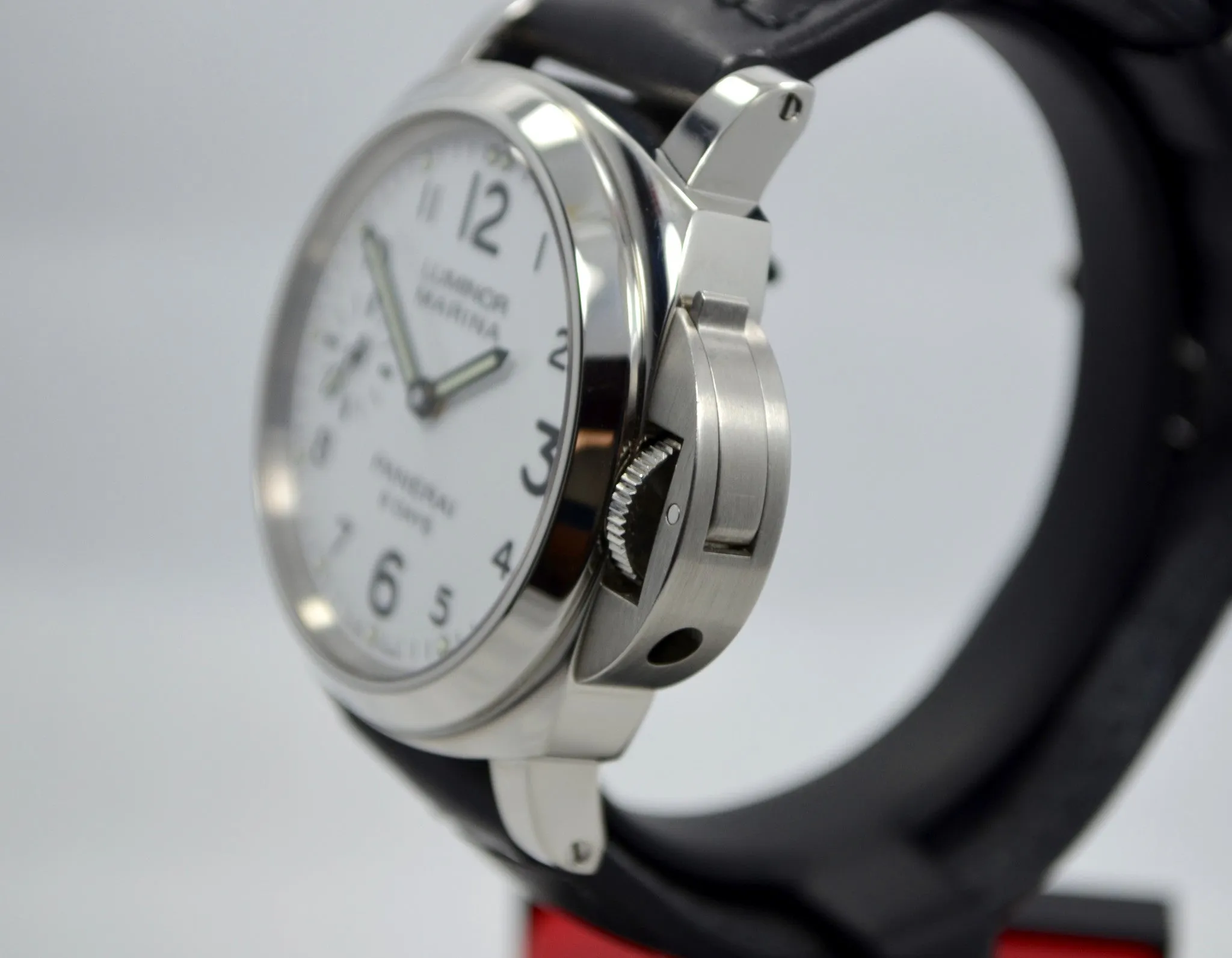 Panerai Luminor Marina PAM 00563 8 Days Acciaio Mechanical White Dial Mens Watch