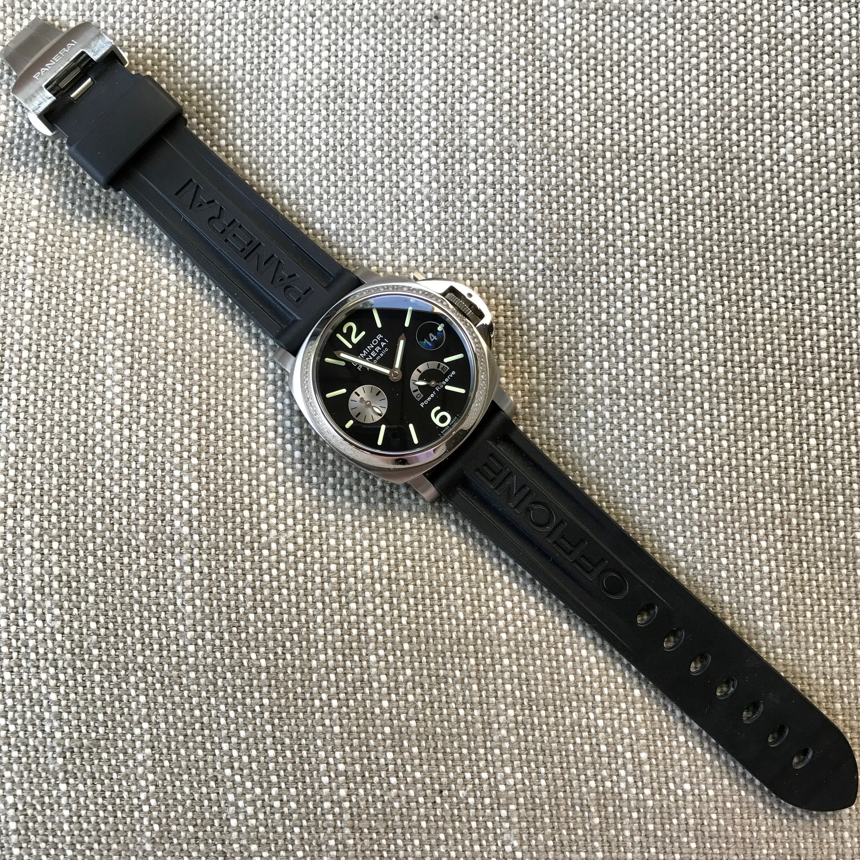 Panerai Luminor PAM 125 40mm Stainless Steel Automatic Wristwatch Box Papers