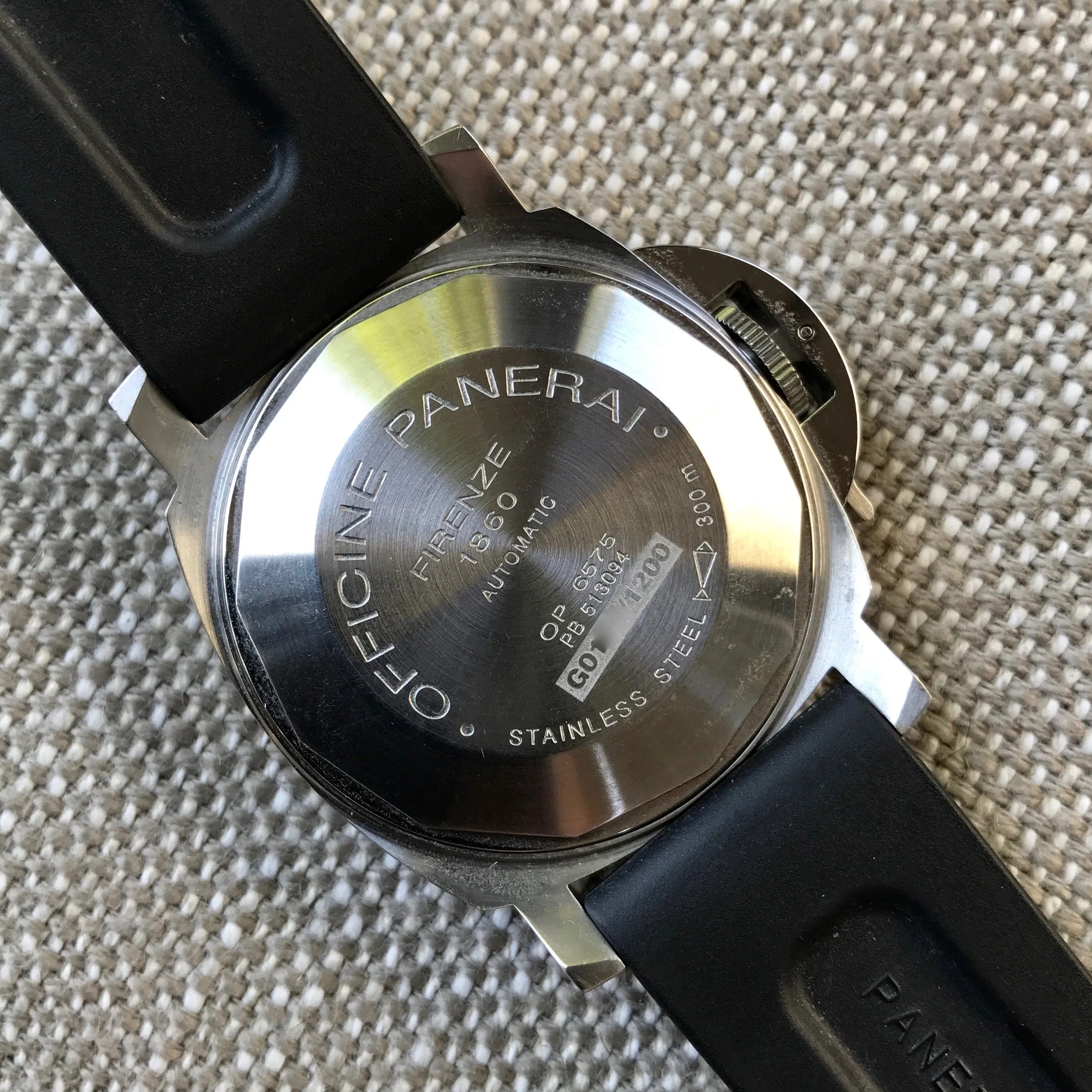 Panerai Luminor PAM 125 40mm Stainless Steel Automatic Wristwatch Box Papers