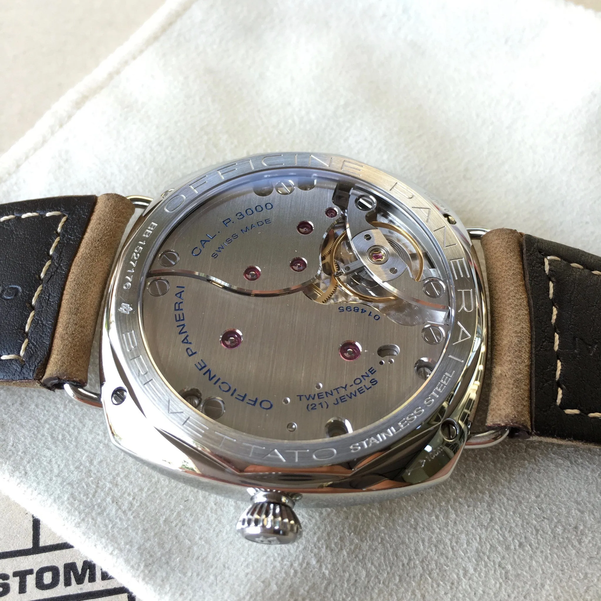 Panerai PAM 448 California Radiomir 47mm 3 Days Special Edition Steel Manual Wind Watch