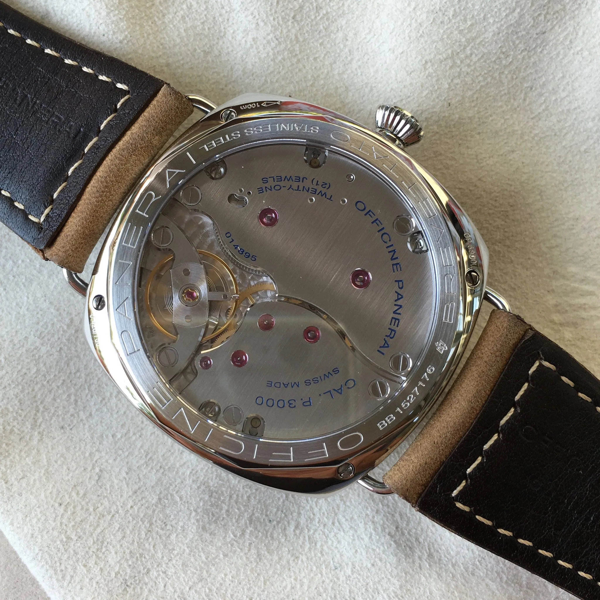 Panerai PAM 448 California Radiomir 47mm 3 Days Special Edition Steel Manual Wind Watch