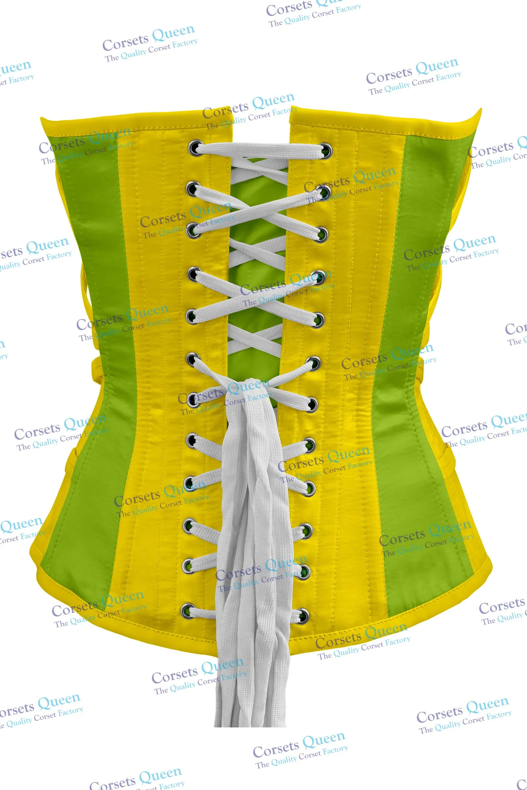 Phineas Satin Overbust Corset With Buckles